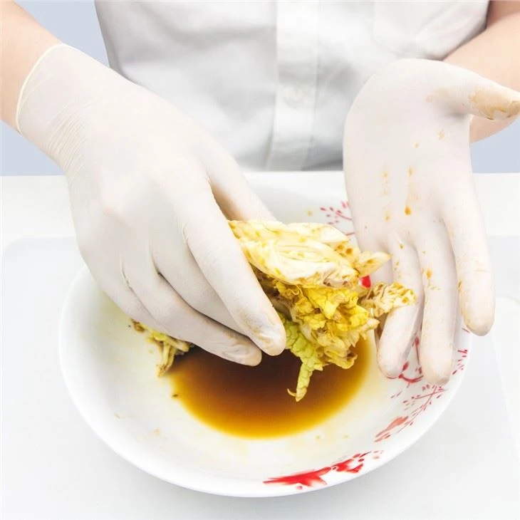 White Disposable Latex Gloves